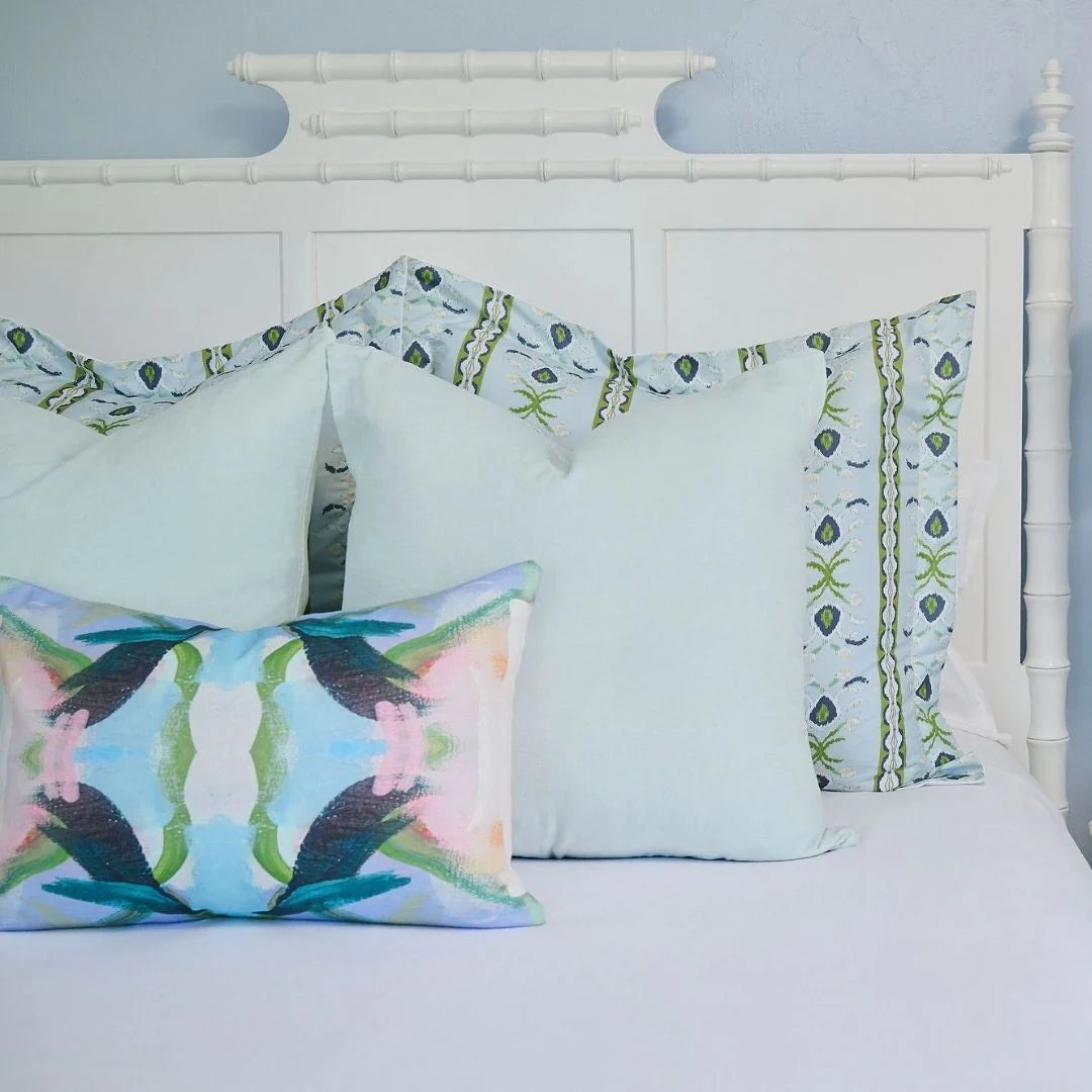 Laura Park Rosemary Stripe Lagoon Bedding Collection