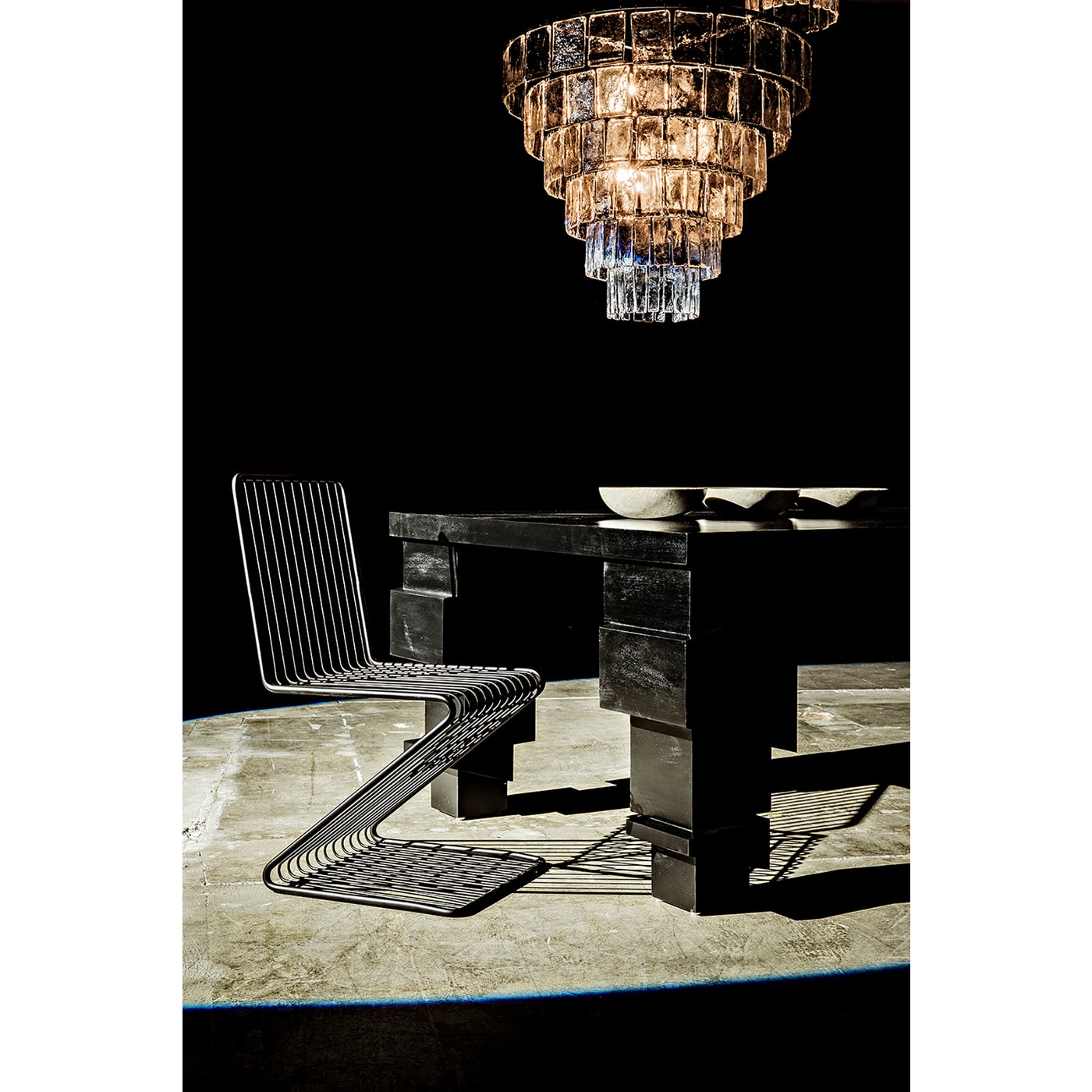 Noir Carnegie Chandelier