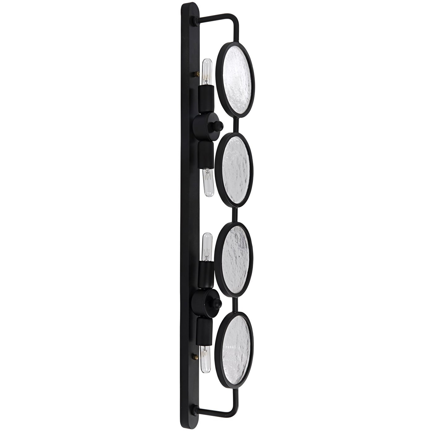 Noir Ordo Sconce, Black Steel