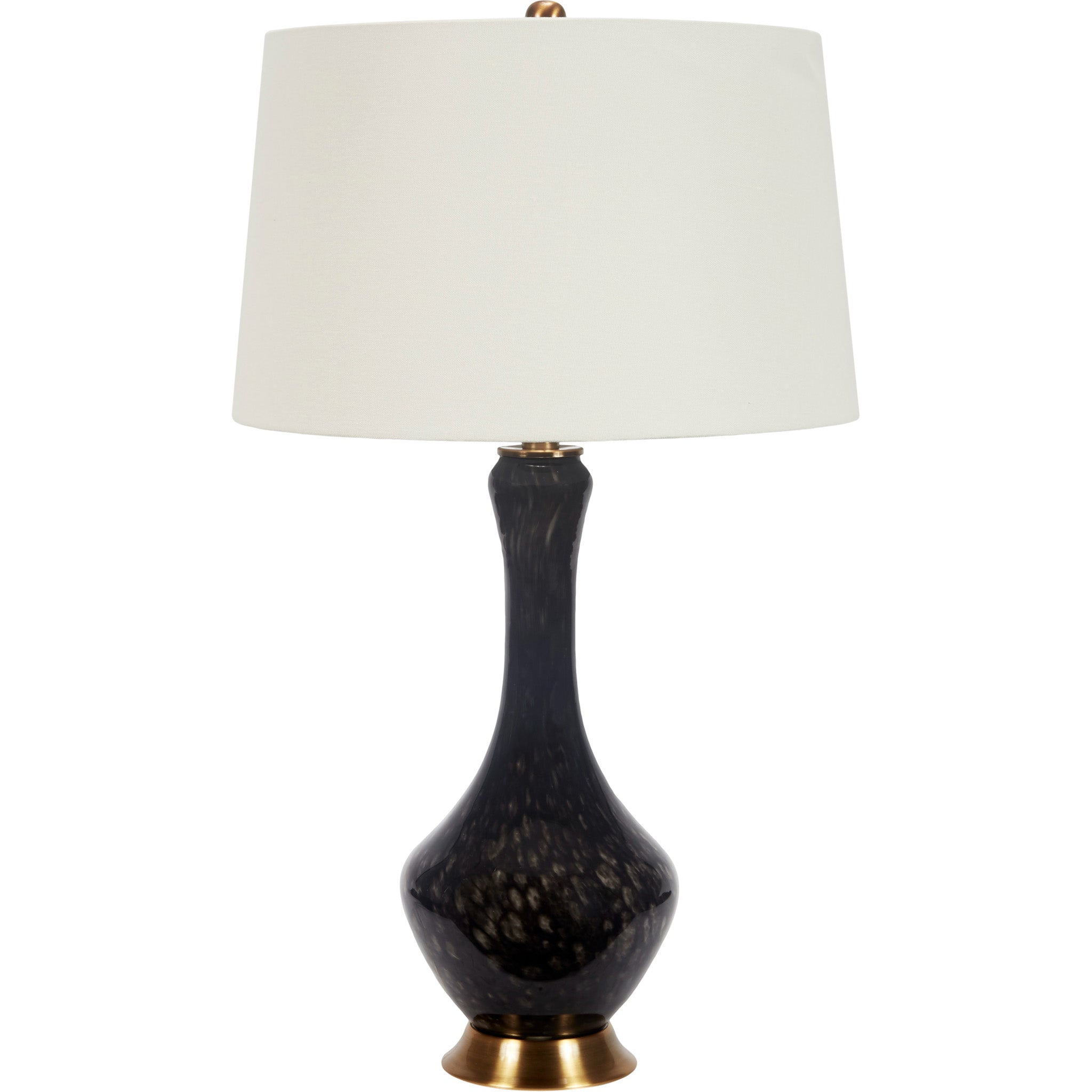 Old World Design Landon Hand-Blown Glass Lamp
