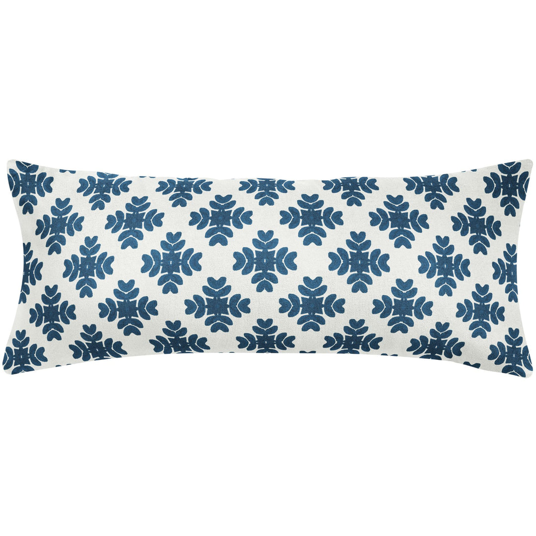 Laura Park Brushstrokes Navy Blue Pillow
