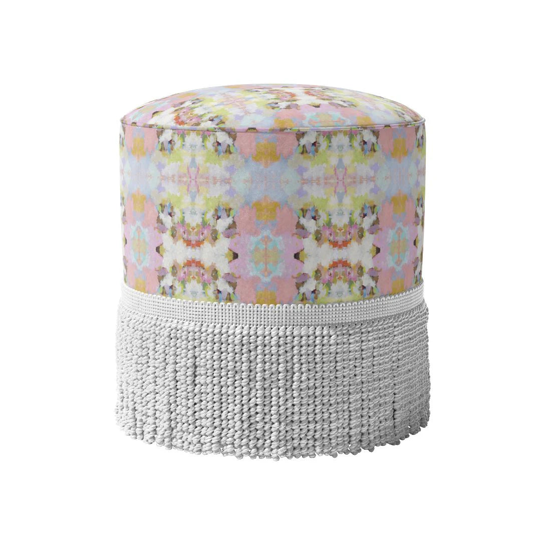 Laura Park Fringe Ottoman