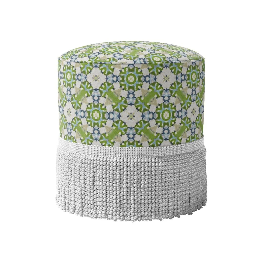 Laura Park Fringe Ottoman