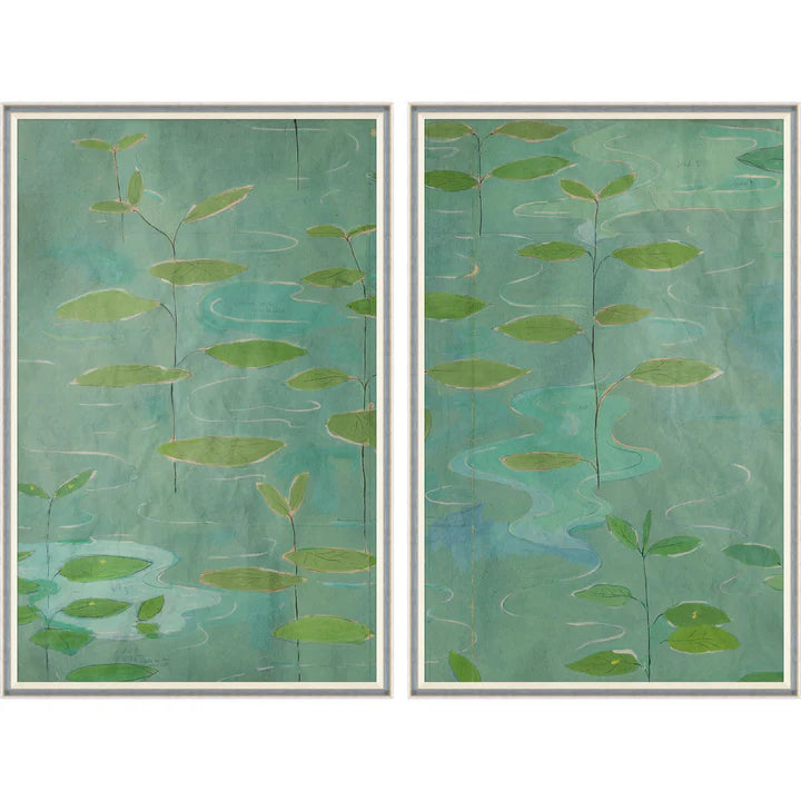 Paule Marrot  Lilies Diptych Art