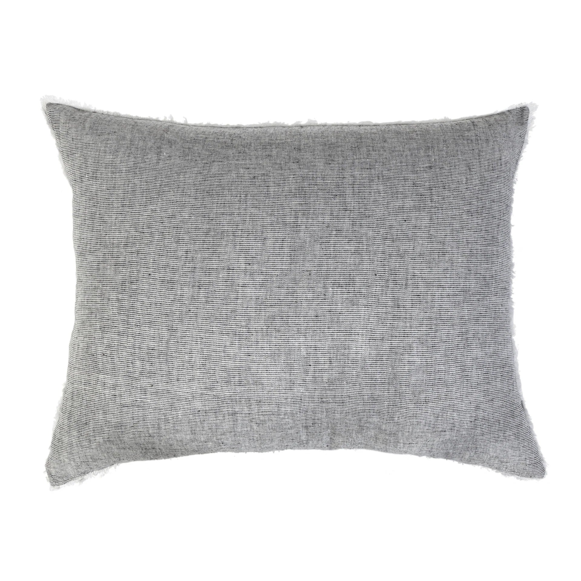 Pom Pom At Home Logan Charcoal Pillow