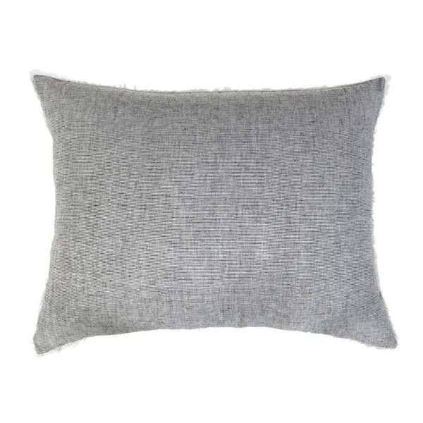 Pom Pom At Home Logan Charcoal Pillow
