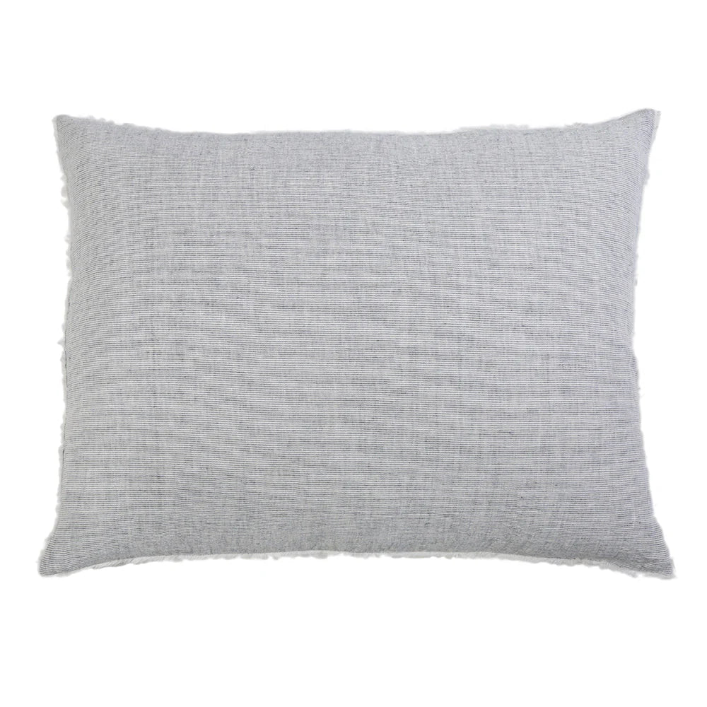 Pom Pom At Home Logan Charcoal Pillow