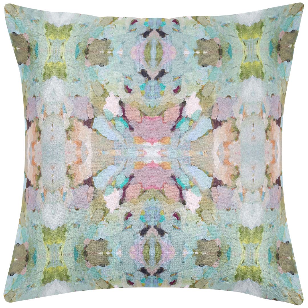 Laura Park Martini Olives Linen Cotton Pillow