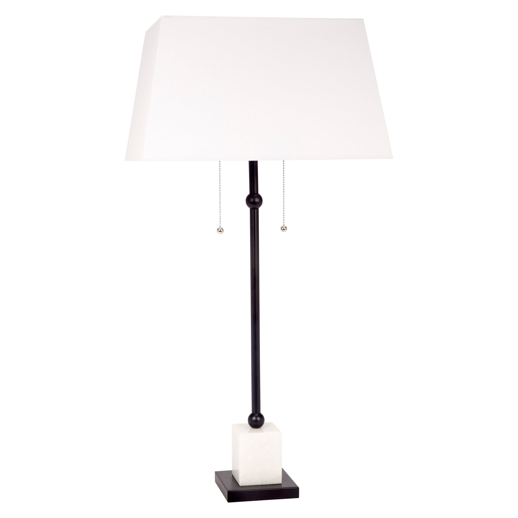 Old World Design Maya Black and White Lamp