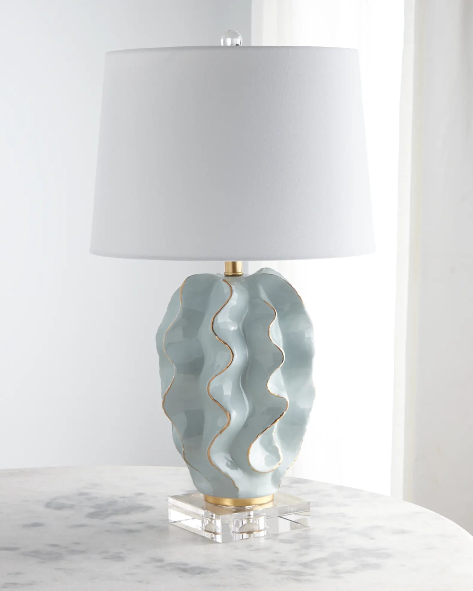 Old World Designs Hannah Wave Lamp