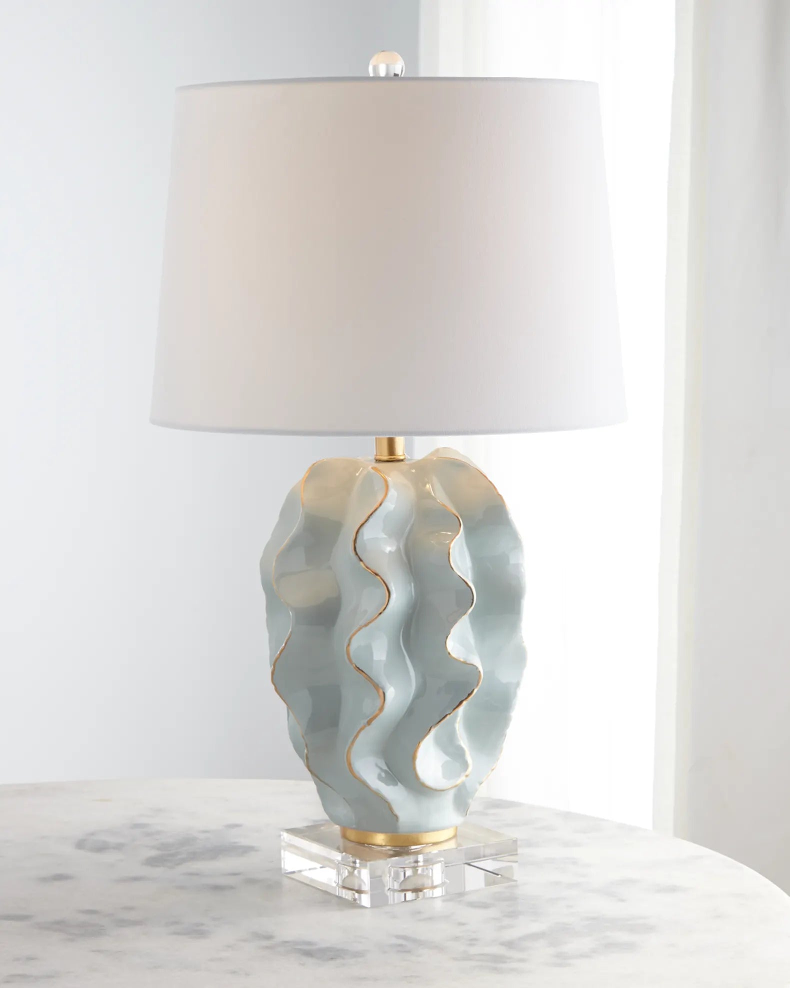 Old World Designs Hannah Wave Lamp