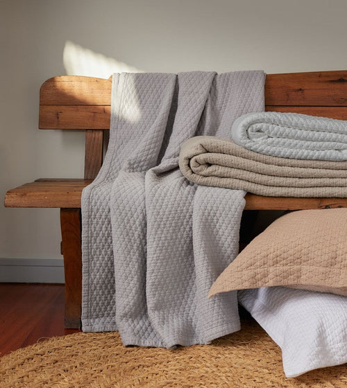 Bargain Basement Bovi Simply Cotton King Pillow Shams, Pair of 2 in Grey