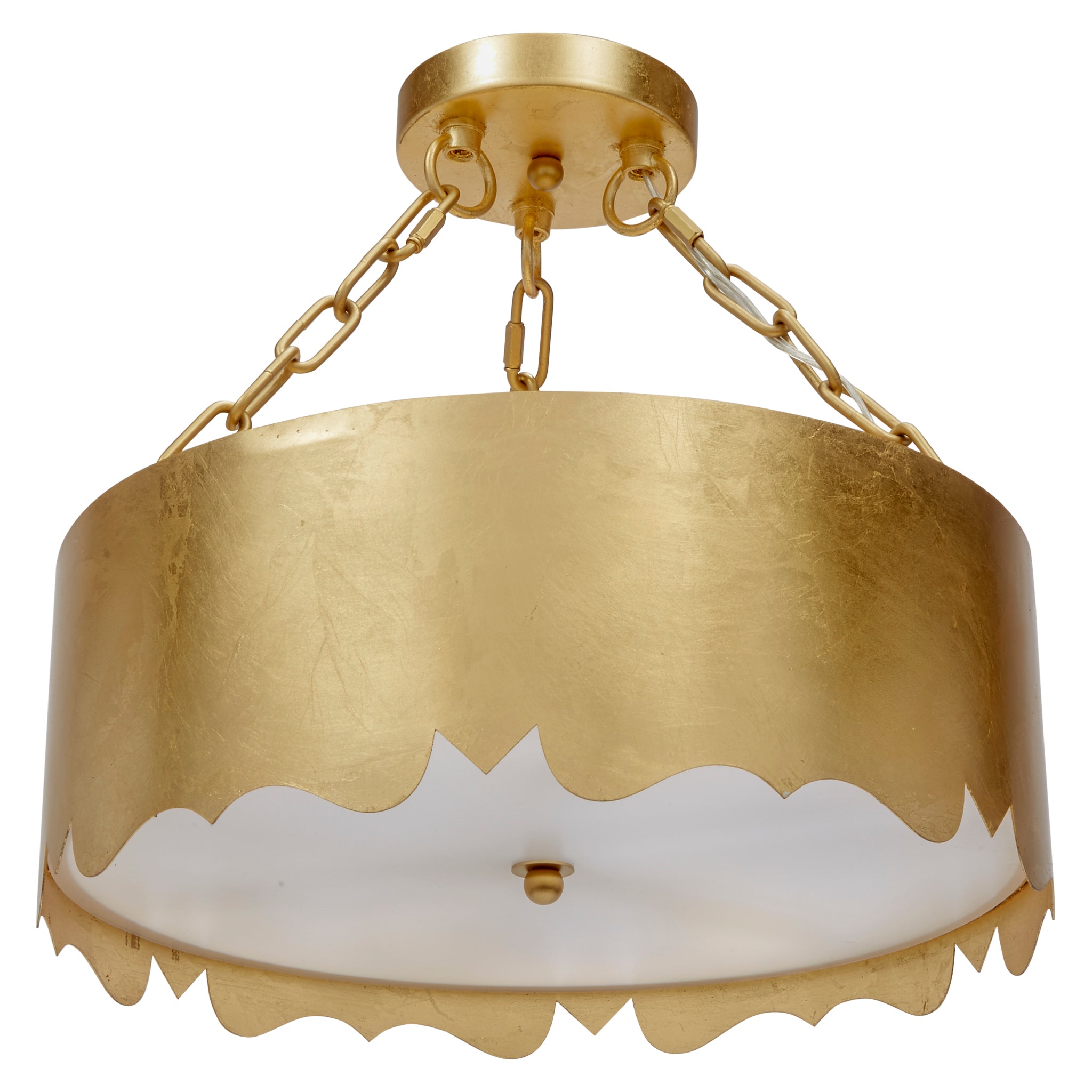 Old World Design Mollie Pendant Light with Gold Accents