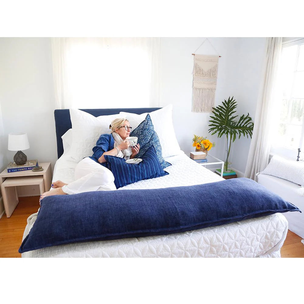 Pom Pom At Home Montauk Charcoal Body Pillow