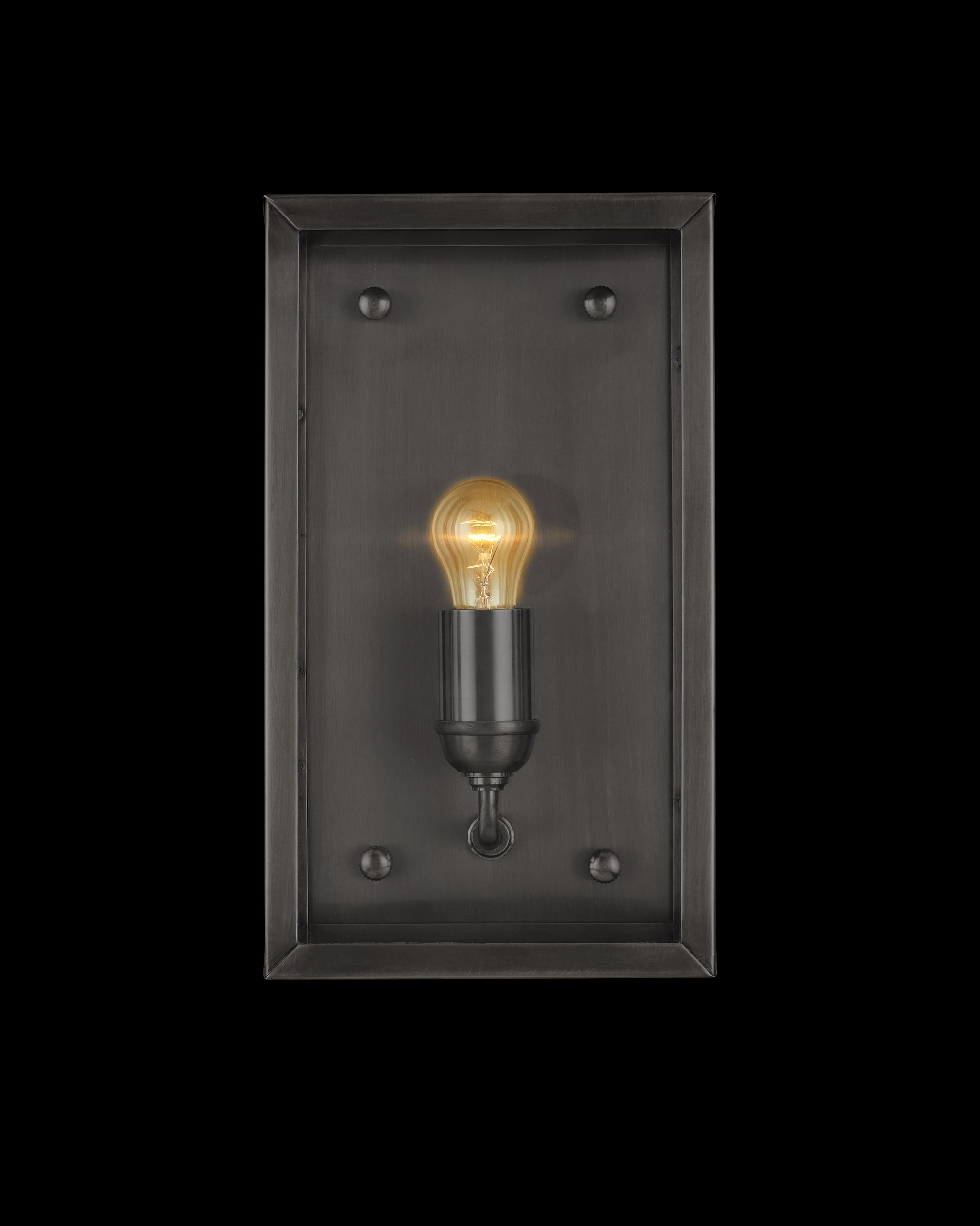 Currey & Company Royster Black Outdoor Wall Sconce