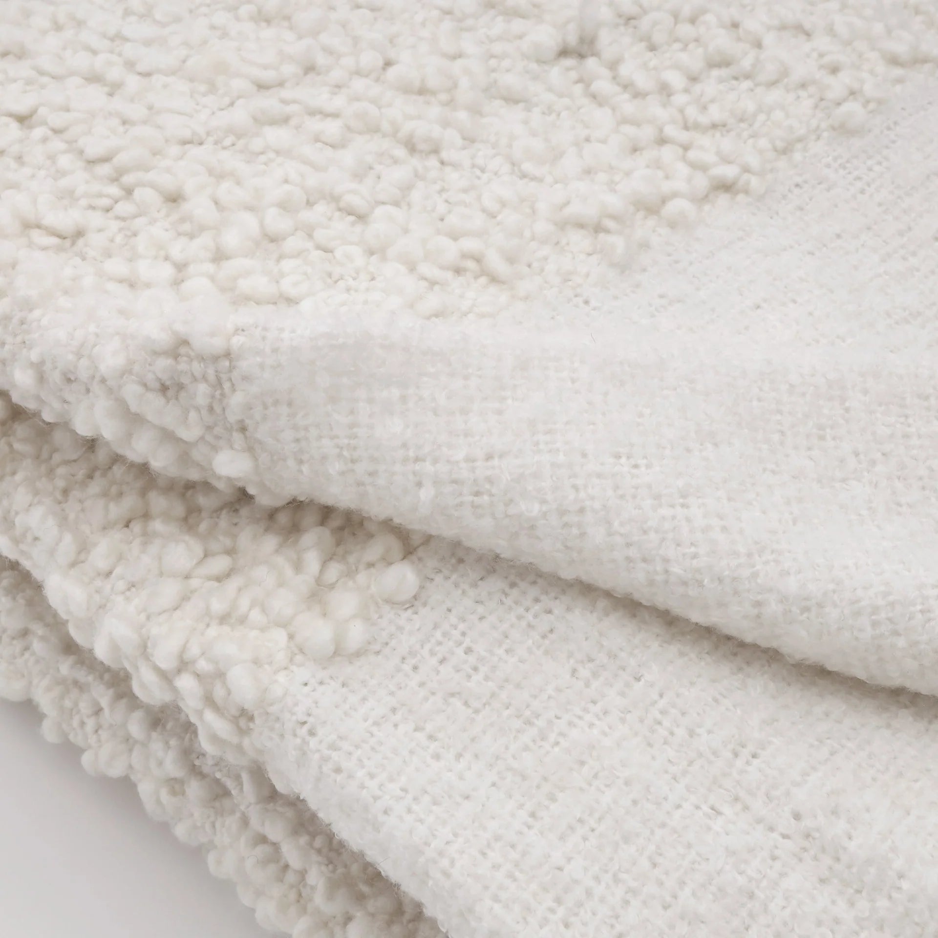 Pom Pom At Home Murphy Oversized Throw 60" X 90" Ivory