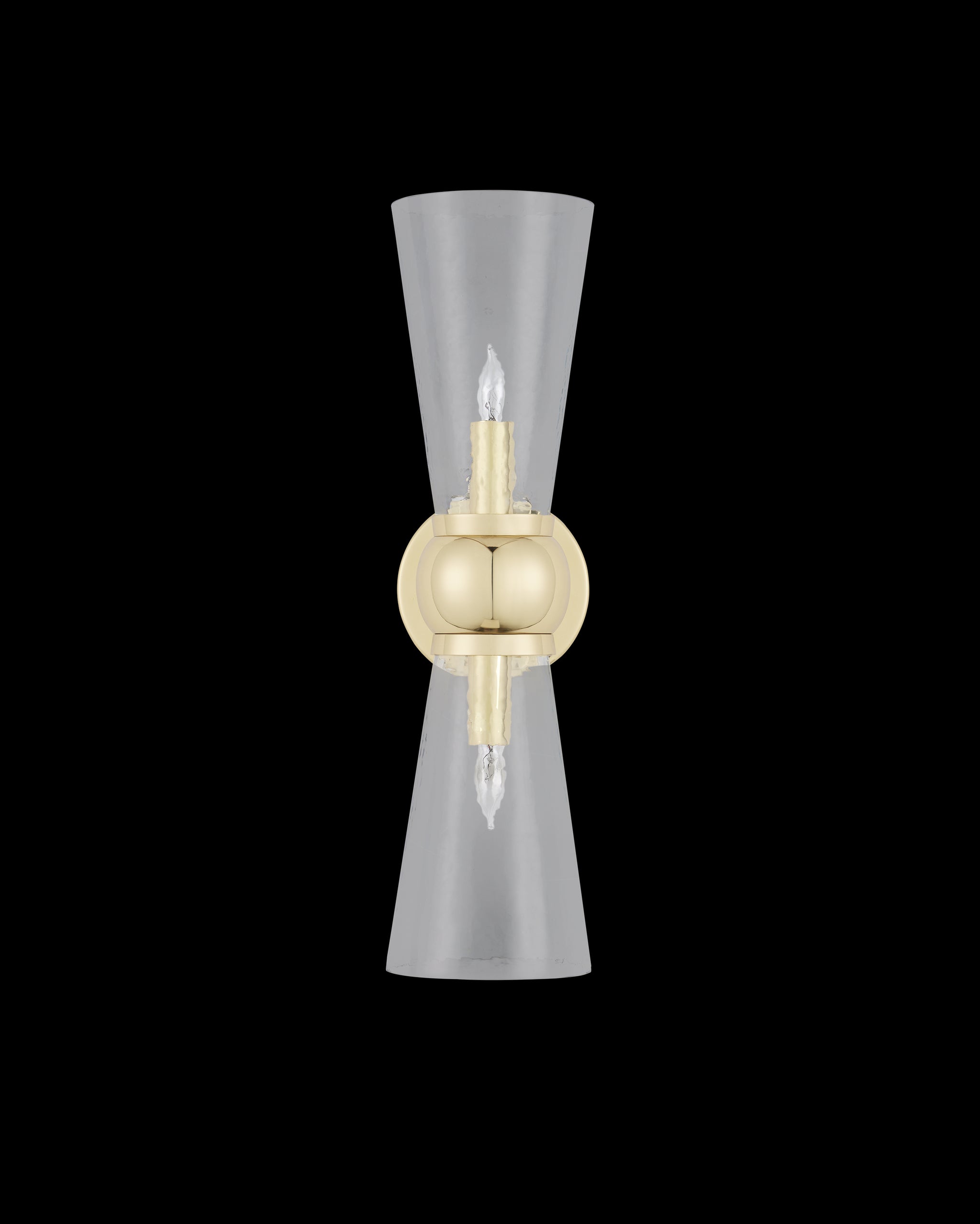 Currey & Company Byford Brass Bath Wall Sconce