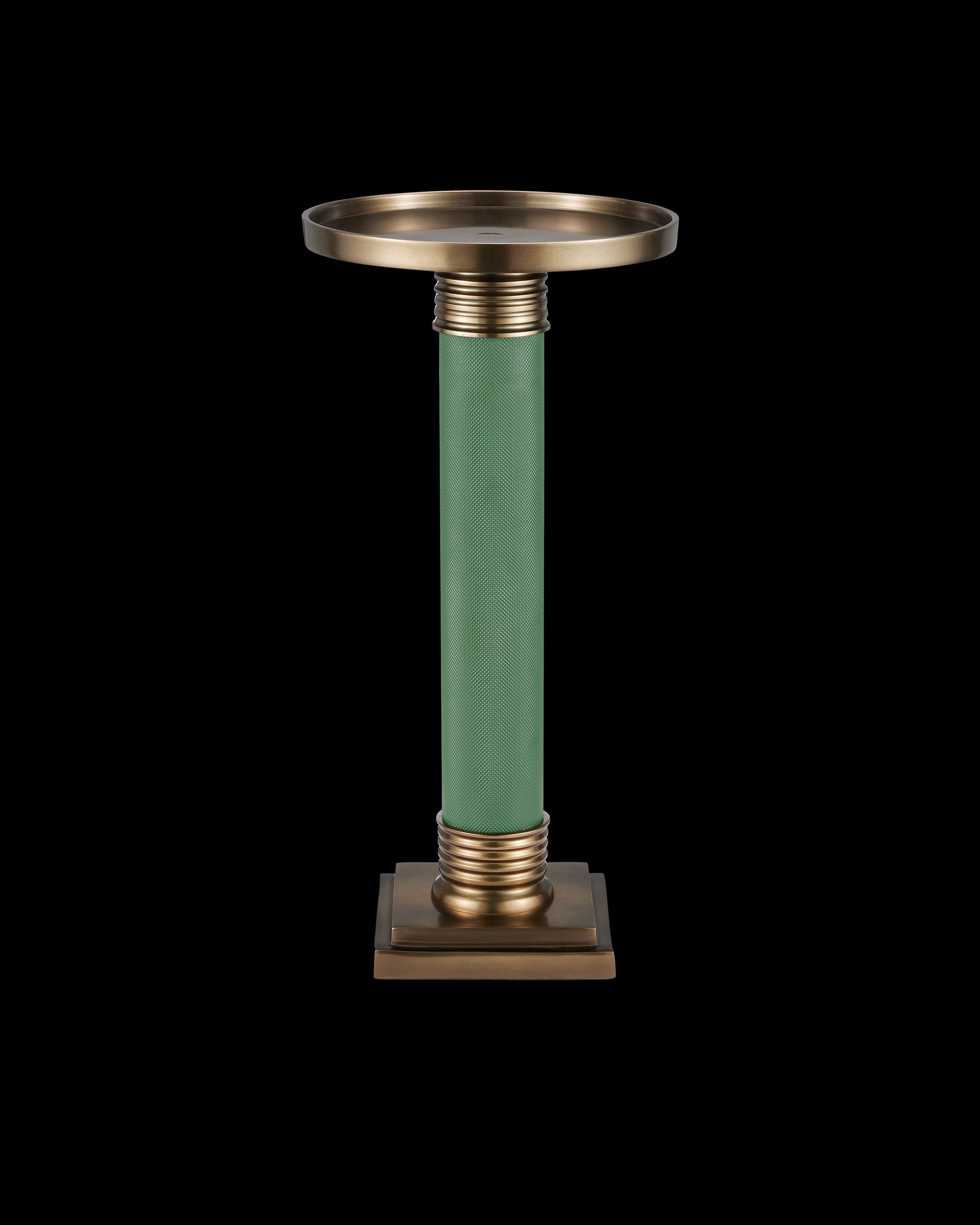 Currey & Company Gavin Green Accent Table