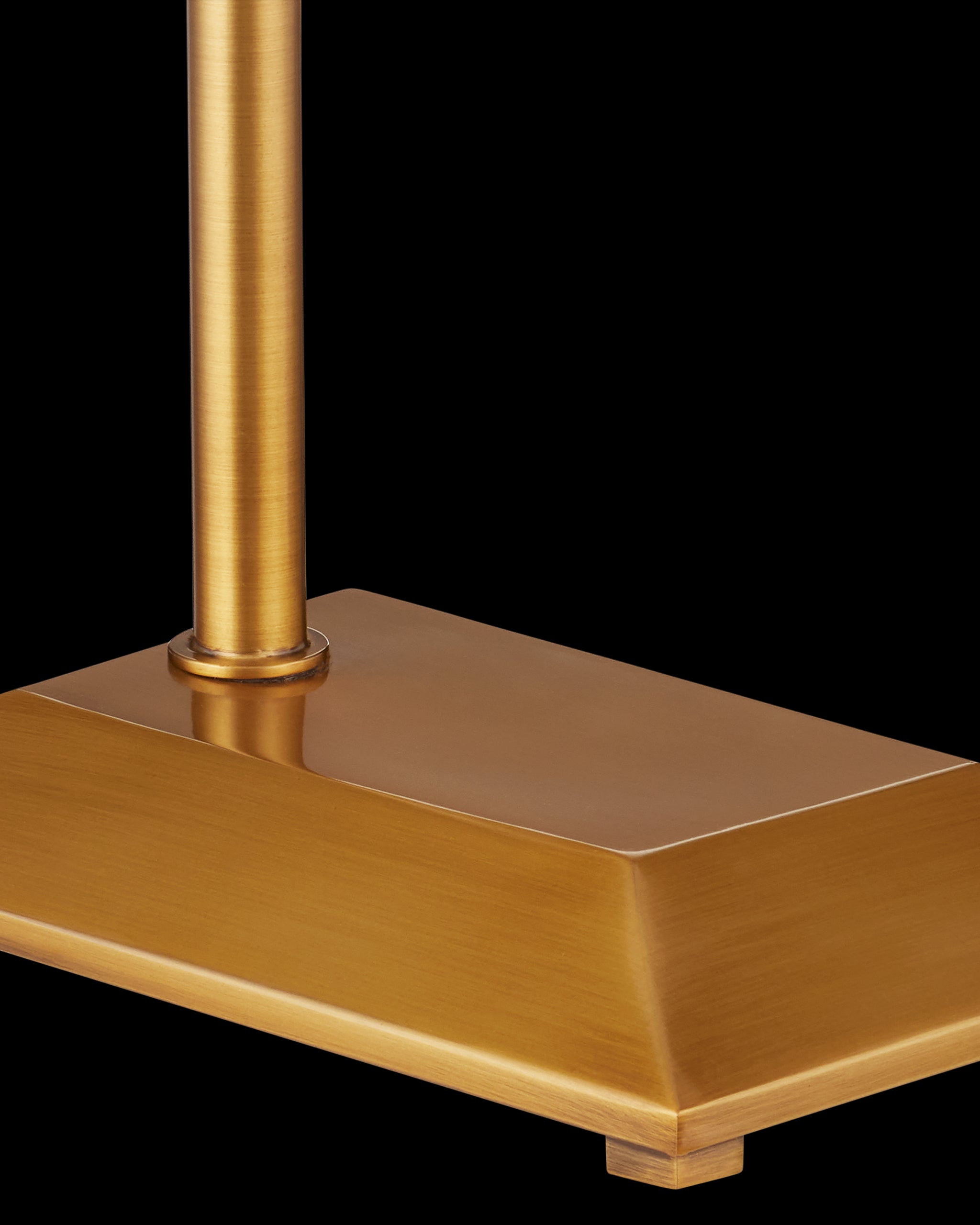 Currey & Company Autrand Brass Floor Lamp