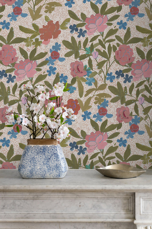 Paule Marrot Floral Bouquet Wallpaper