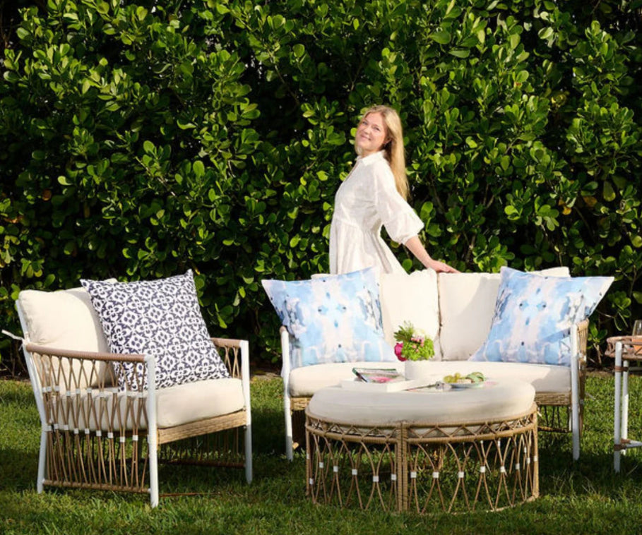 Laura Park Ocean Breeze Outdoor Pillow