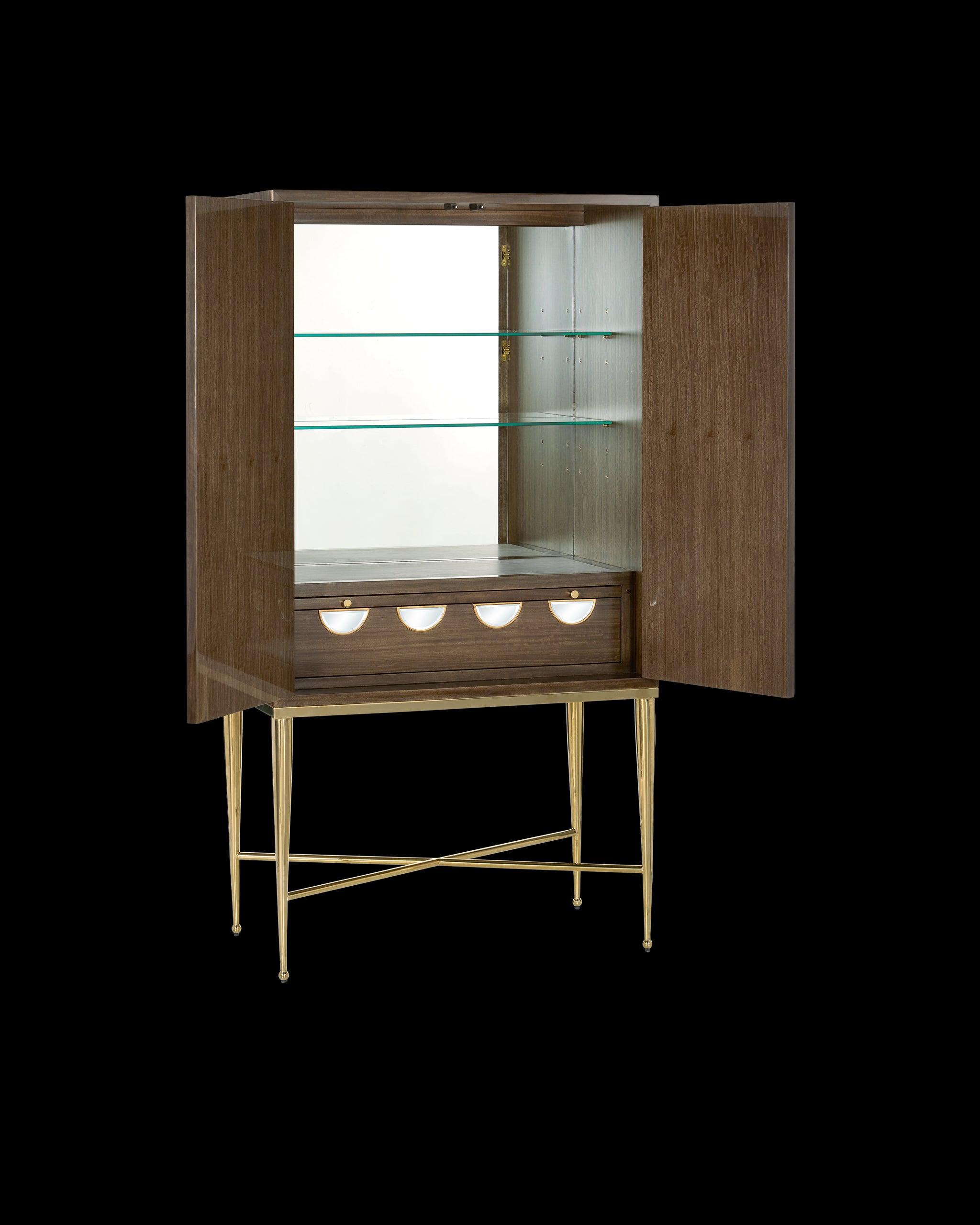 Currey & Company Colette Bar Cabinet