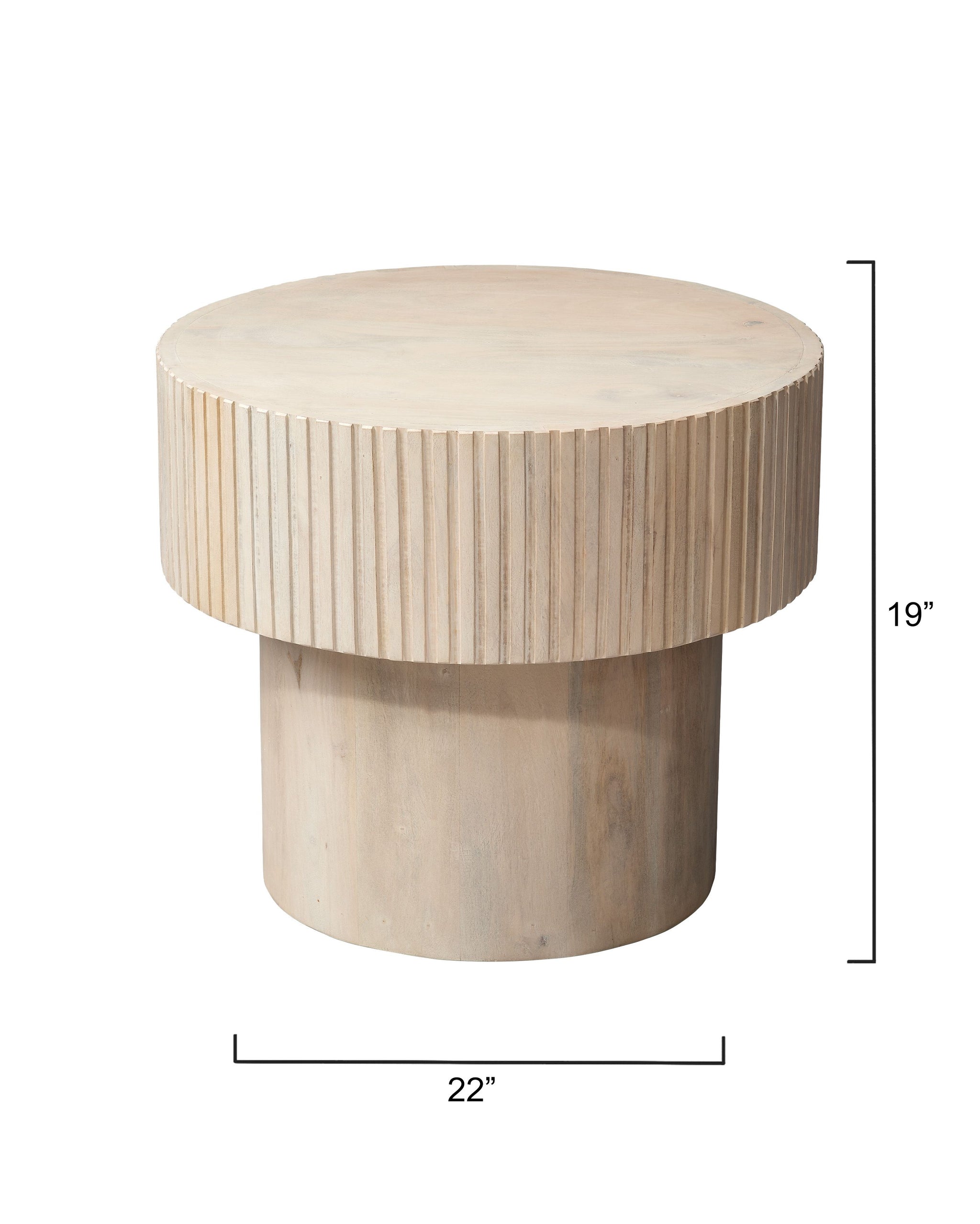 Jamie Young Notch Round Side Table