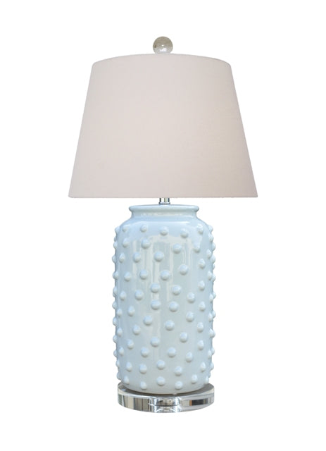 Porcelain Dots Vase Lamp