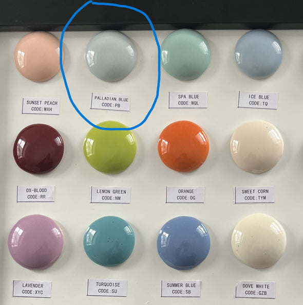 Palladian Blue Gourd Lamp