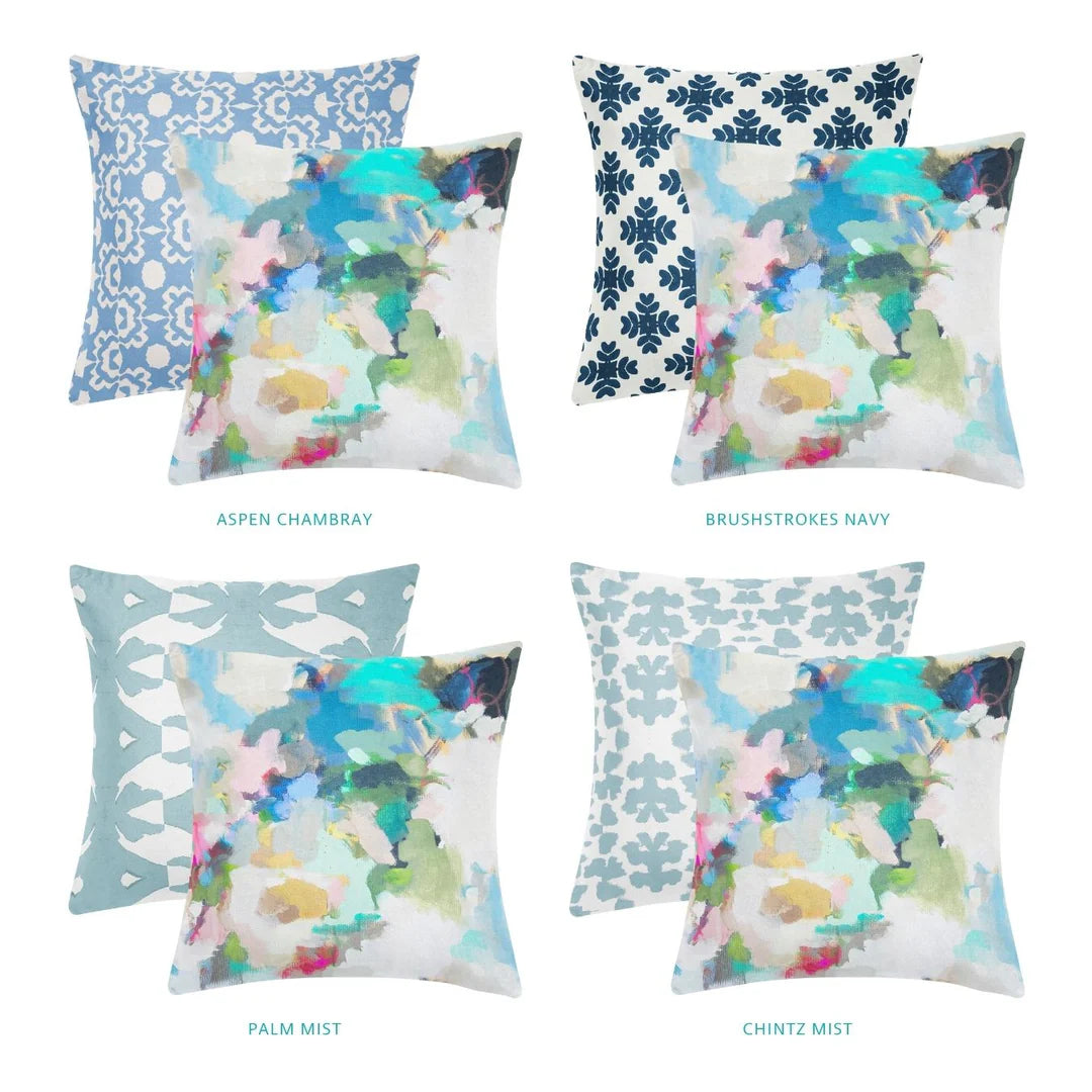 Park Avenue Linen Cotton Pillow by Laura Park