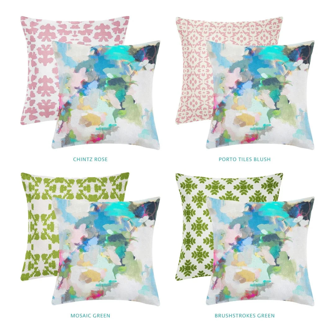 Park Avenue Linen Cotton Pillow by Laura Park