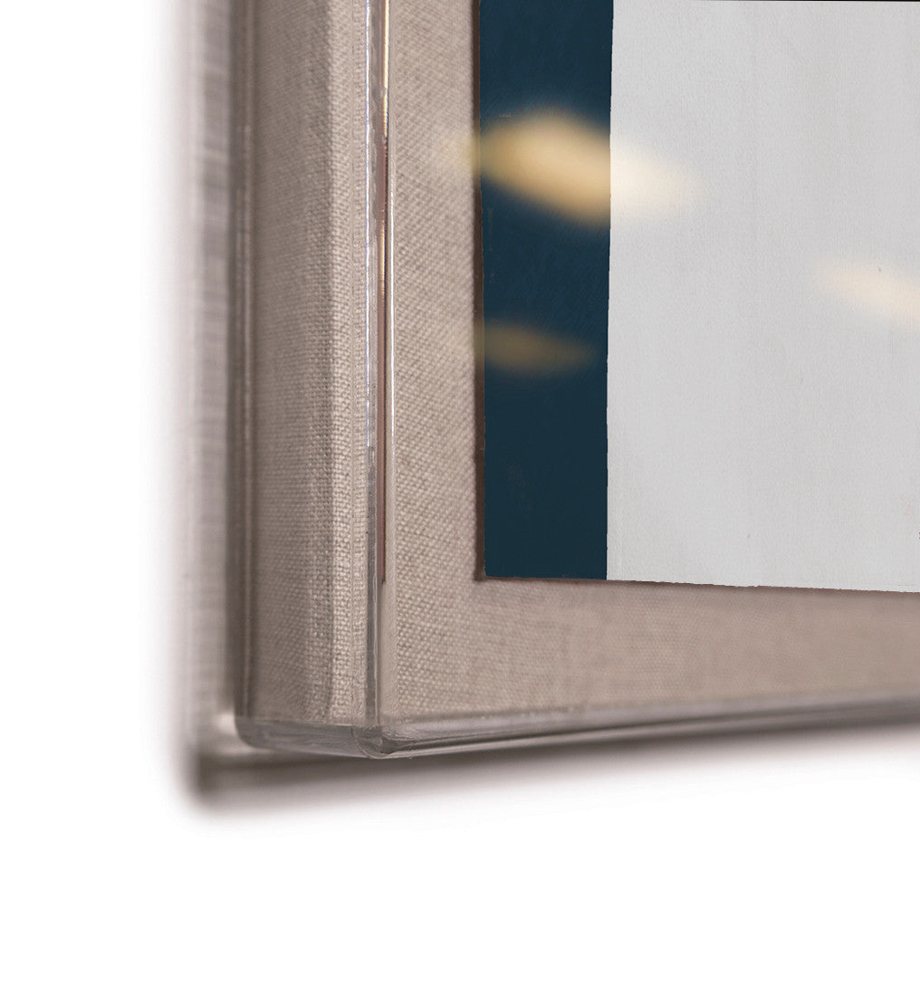 Paule Marrot Blue and White Abstract Art