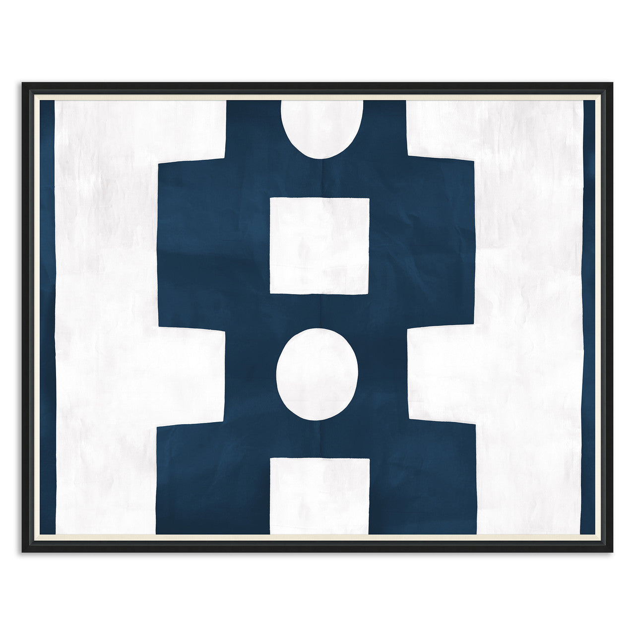 Paule Marrot Blue and White Abstract Art