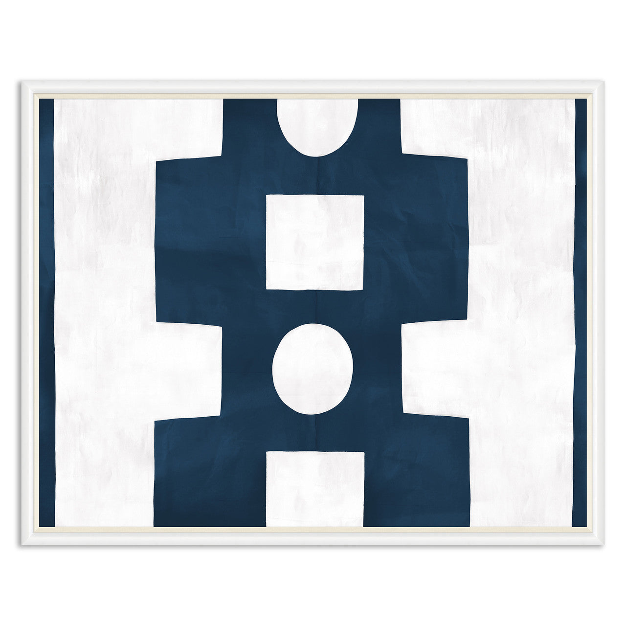 Paule Marrot Blue and White Abstract Art