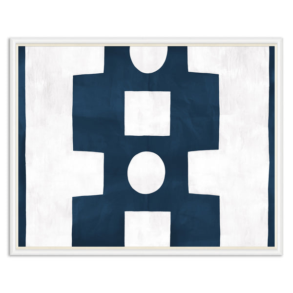 Paule Marrot Blue and White Abstract Art