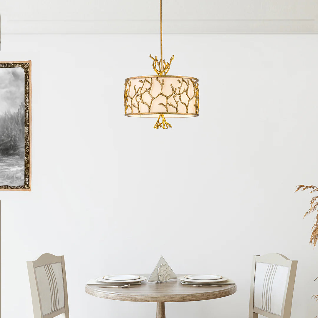 Lucas McKearn Coral Chandelier Gold