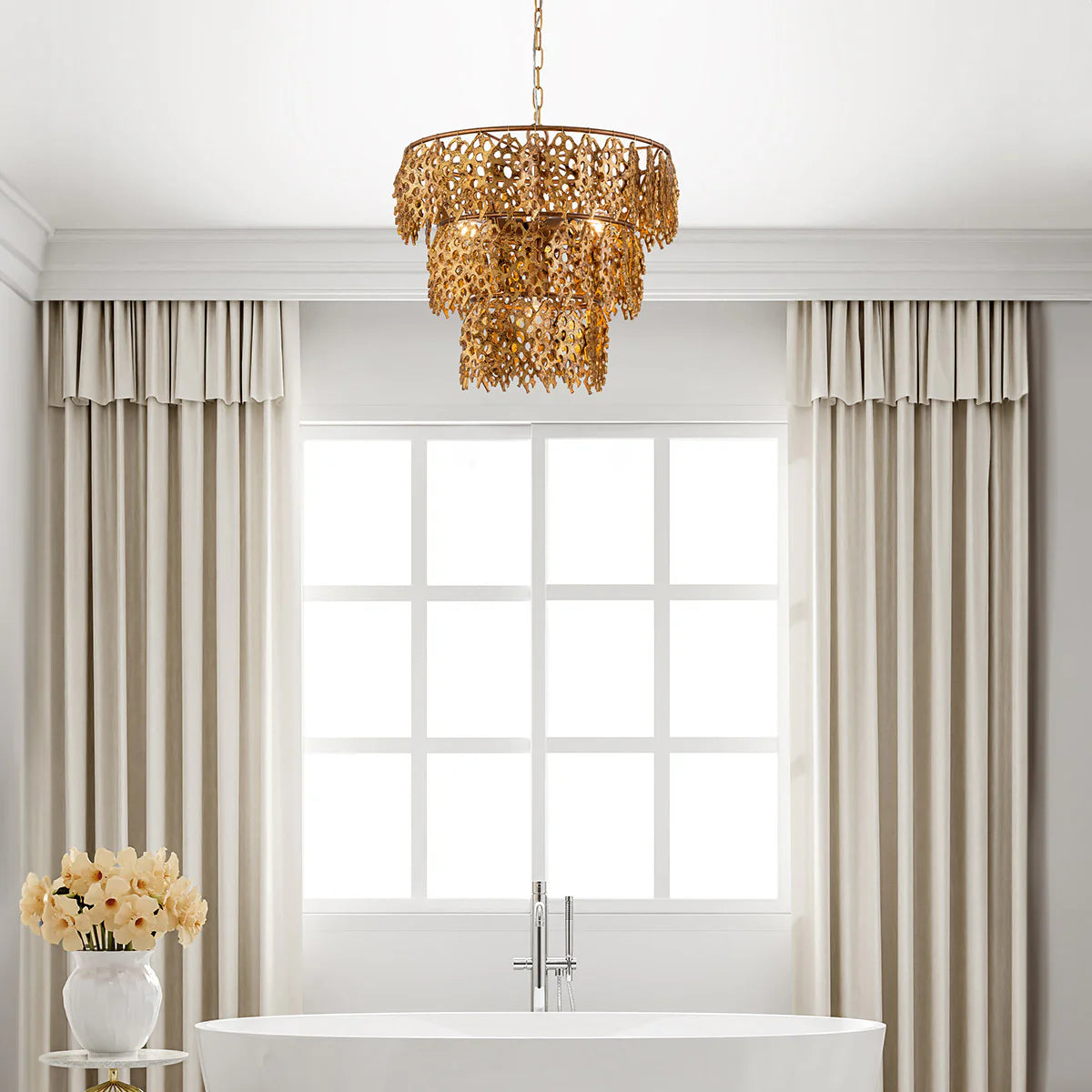 Lucas McKearn Coral Luxe Pendant by Karyl Pierce Paxton