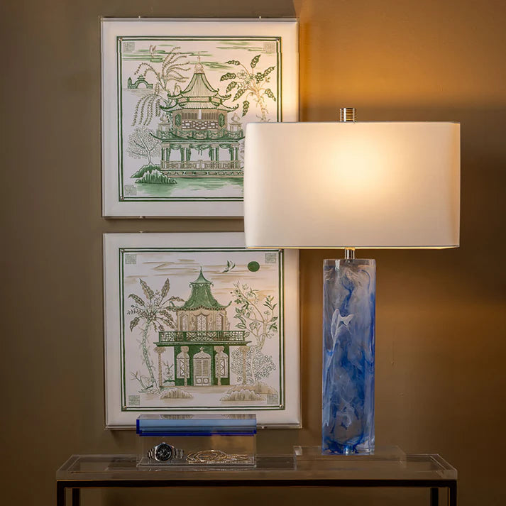 Port 68 Oceanic Blue Lamp