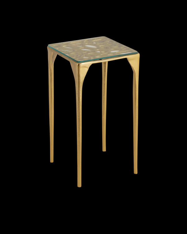 Currey & Company Honeycomb Drinks Table