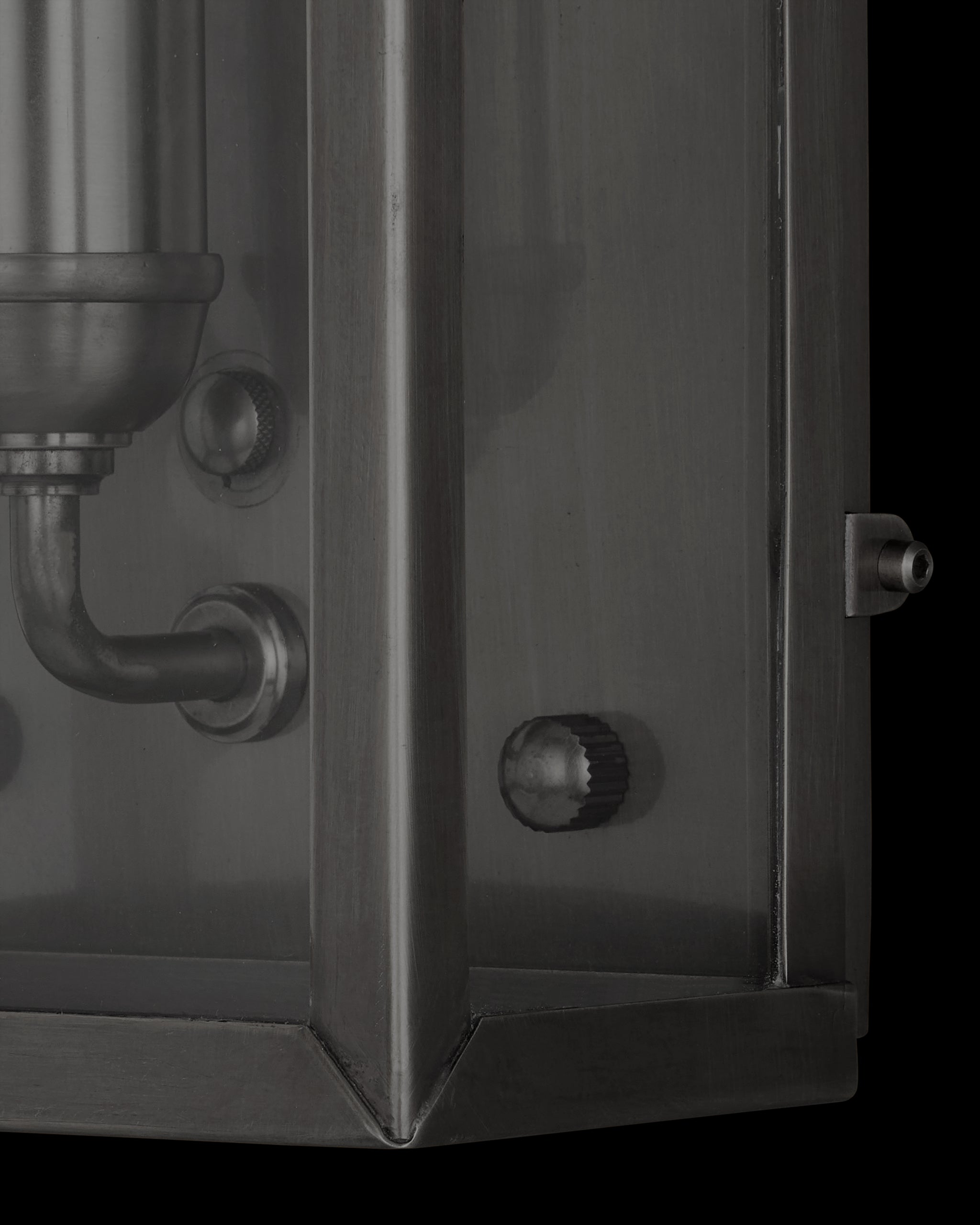 Currey & Company Royster Black Outdoor Wall Sconce