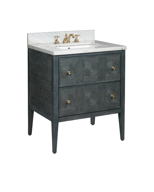 Currey and Company Santos 28" Bathroom Vanity