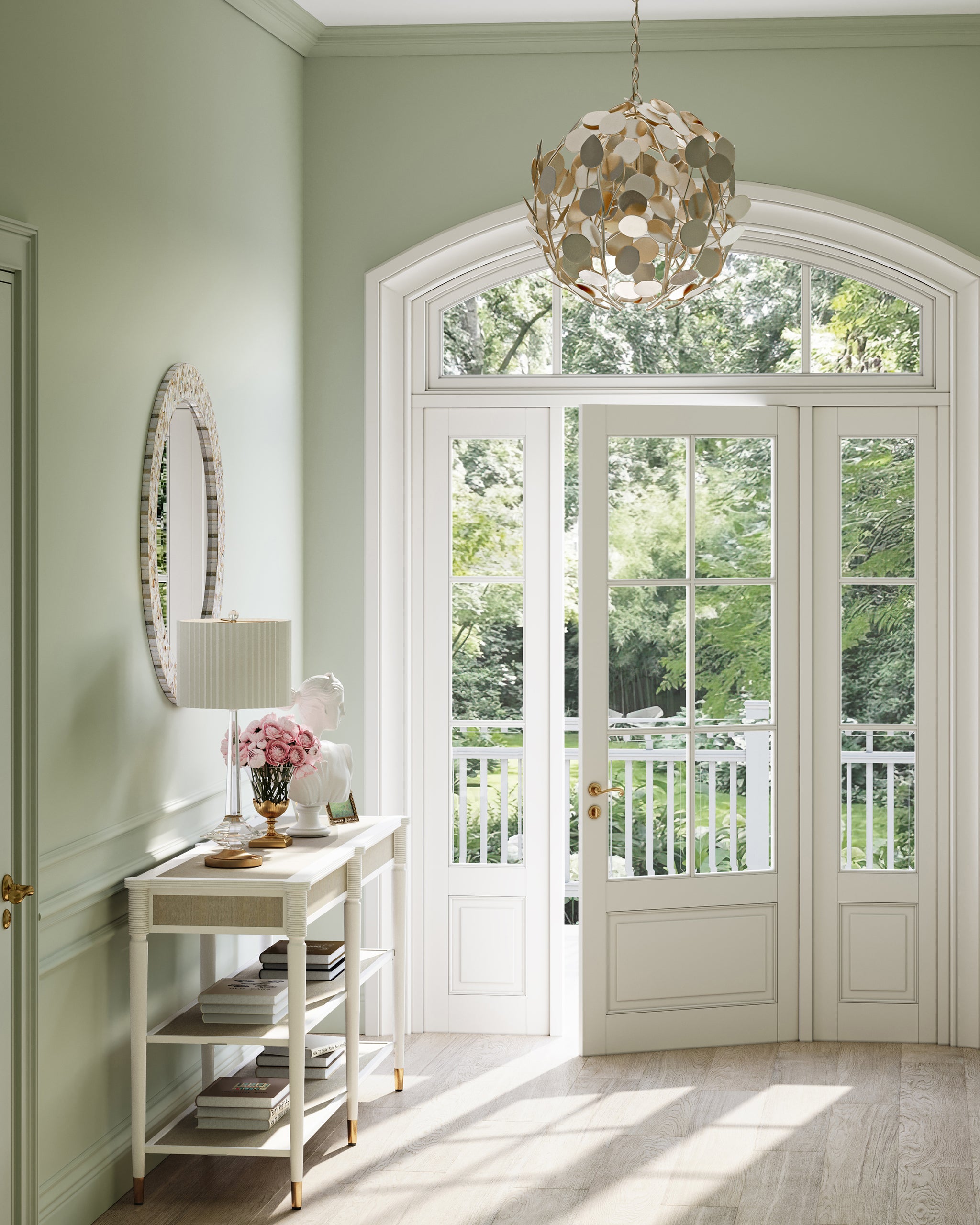 Currey & Company Lunaria Orb Chandelier