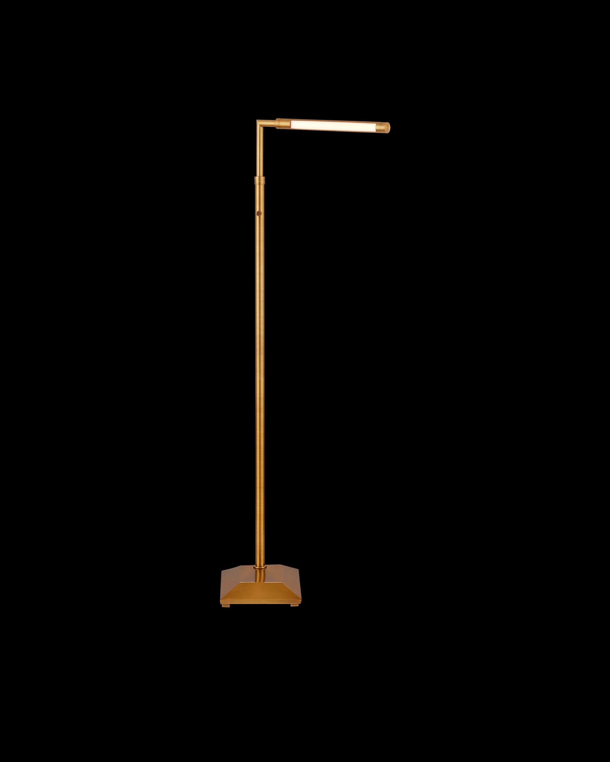 Currey & Company Autrand Brass Floor Lamp
