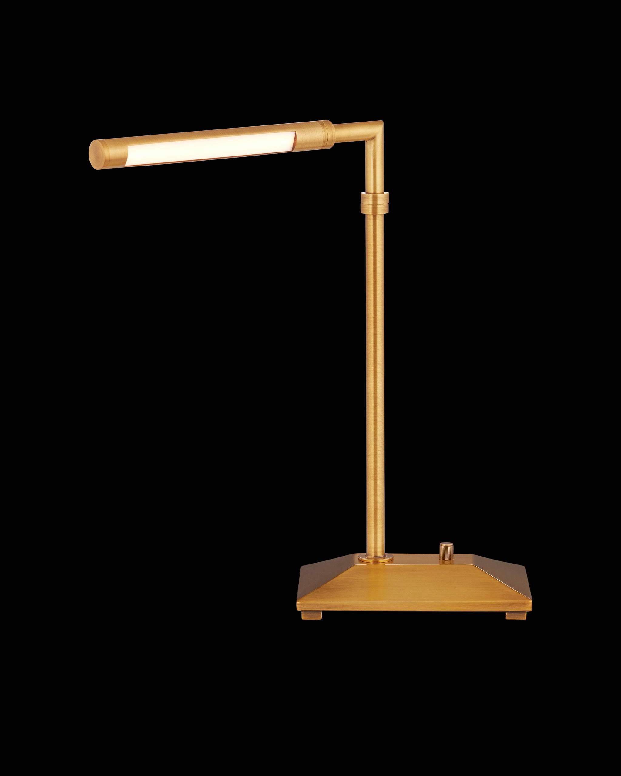 Currey & Company Autrand Brass Desk Lamp