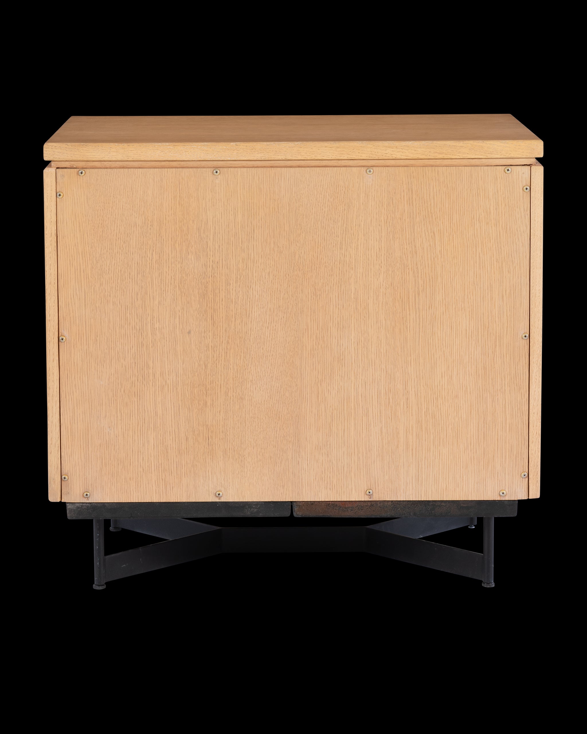 Currey & Company Indeo Washed Oak Nightstand