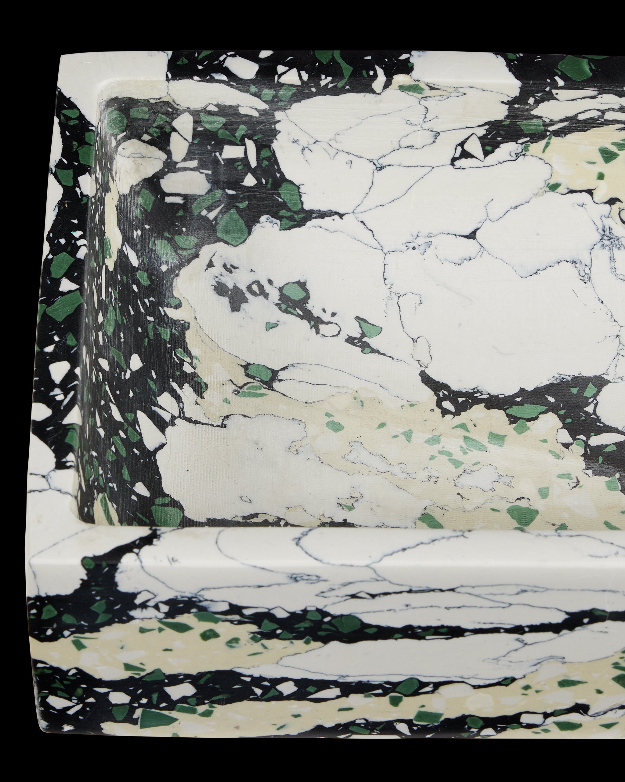 Currey & Company Fossey Asymmetrical Tray