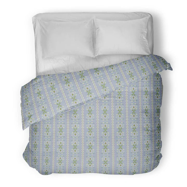Laura Park Rosemary Stripe Lavender Bedding Collection
