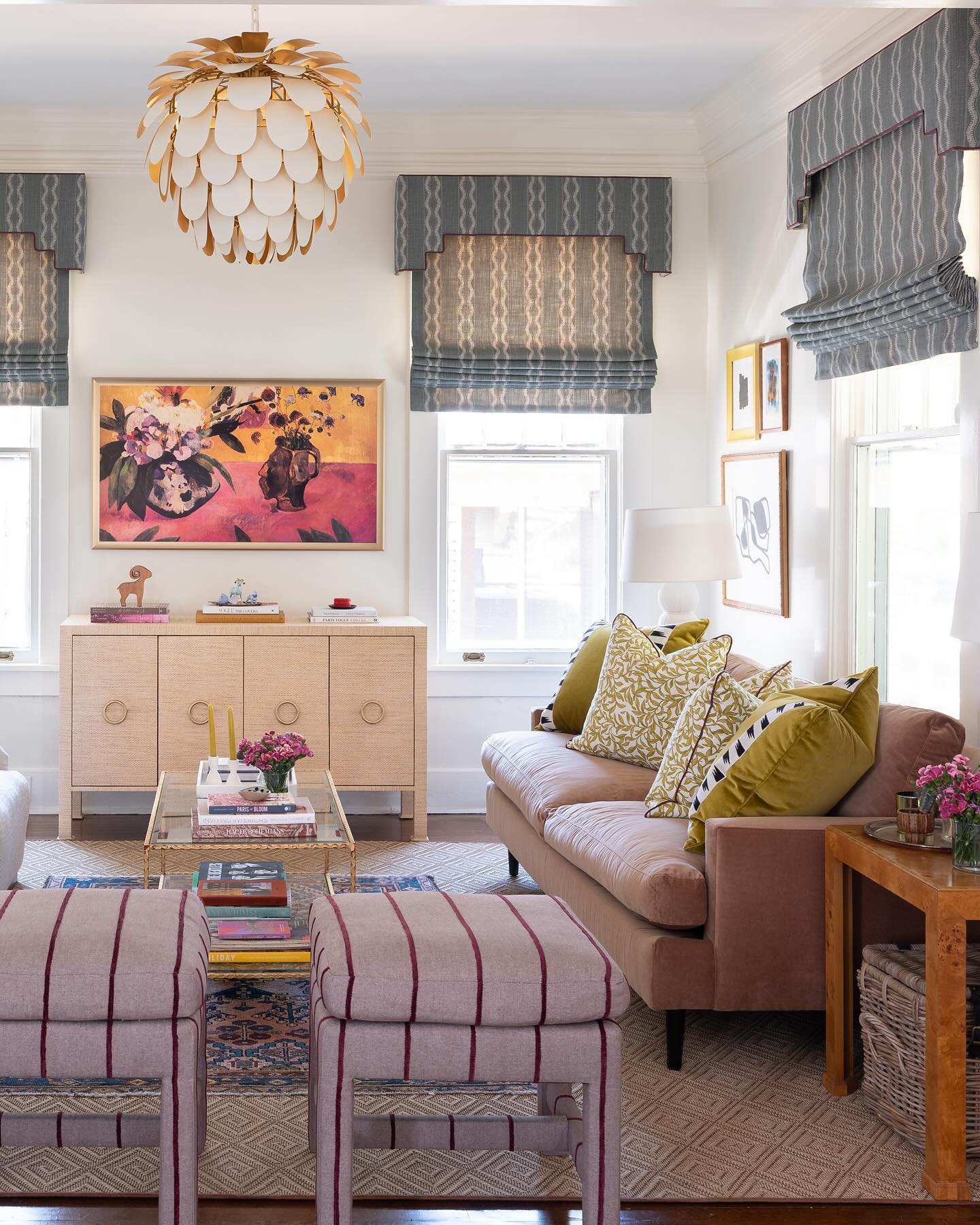 Worlds Away Rue Cabinet