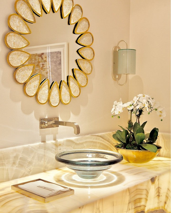 Currey And Company Glacier Silver Wall Sconce