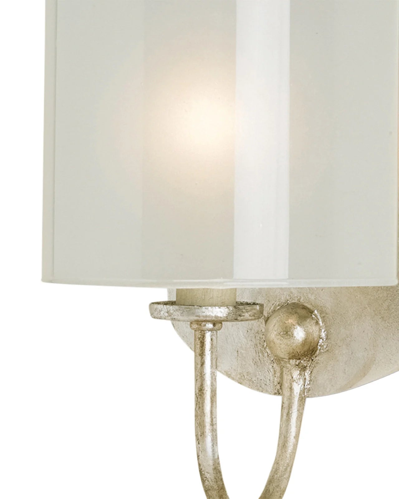 Currey And Company Glacier Silver Wall Sconce